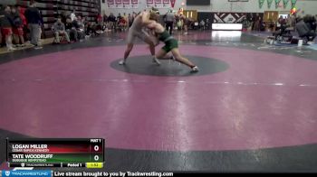 195 lbs Quarterfinal - Logan Miller, Cedar Rapids Kennedy vs Tate Woodruff, Dubuque Hempstead