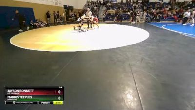 138 lbs Quarterfinal - Jayson Bonnett, Mt. Spokane vs Markis Teeples, Newport