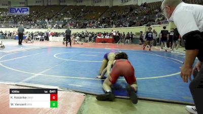 108 lbs Consi Of 8 #1 - Konrad Kosanke, Crossings Christian School vs Westin Vanzant, Bristow