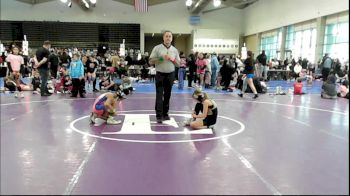 75 lbs Rr Rnd 2 - McKayla DeRemigi, All I See Is Gold Academy - Girls vs Tia Turner, ICWL Lady Bruisers