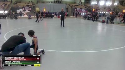 50 lbs Round 5 - Barrett Chandler, North Alabama Elite Wrestling vs Brock Launius, Columbia Wrestling Club