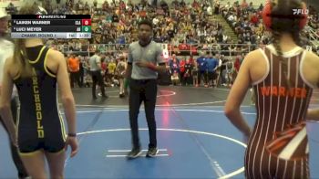 100 lbs Champ. Round 1 - Luci Meyer, Archbold Bluestreaks vs Laiken Warner, Claymont