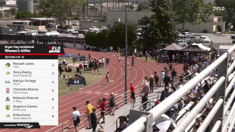 Women's 400m, Finals 3