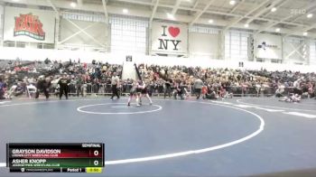 76 lbs Semifinal - Grayson Davidson, Crown City Wrestling Club vs Asher Knopp, Journeymen Wrestling Club