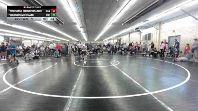 74 lbs Quarterfinal - Morghan Mehlenbacher, Atlanta vs Kayson McQuate, Jonestown