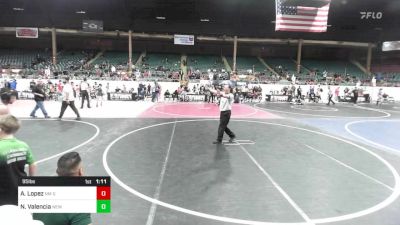 95 lbs Semifinal - Andres `Rambo` Lopez, NM Gold vs Nickolas Valencia, New Mexico Bad Boyz