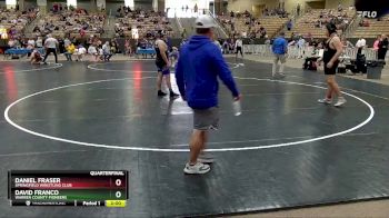 250 lbs Quarterfinal - David Franco, Warren County Pioneers vs Daniel Fraser, Springfield Wrestling Club