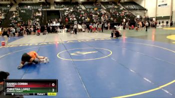 122-133 lbs Cons. Round 2 - Danika Corbin, FAIRBURY vs Christina Lopez, Sedgwick County