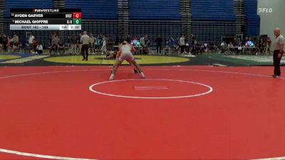 149 lbs Quarterfinal - Michael Gioffre, Unattached-Illinois vs Ayden Garver, Oregon State