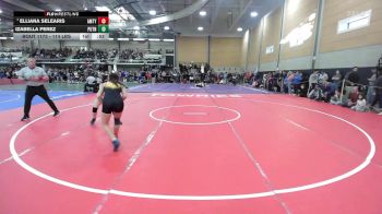 114 lbs Consi Of 8 #2 - Elliana Selearis, Amity vs Izabella Perez, Putnam