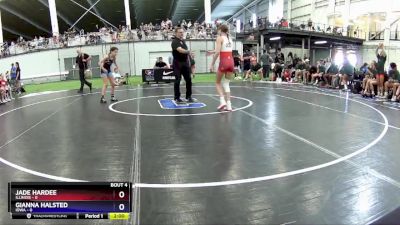 93 lbs Round 2 (6 Team) - Jade Hardee, Illinois vs Gianna Halsted, Iowa