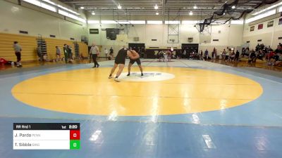 285B lbs Rr Rnd 1 - John Pardo, Penn vs Trent Sibble, Binghamton