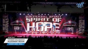 Crowned Elite Athletics - Allegiant Reign [2025 L6 Limited - XSmall Day 2] 2025 Spirit of Hope Grand Nationals