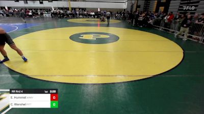 157F lbs Rr Rnd 4 - Eddie Hummel, Army West Point vs Cooper Warshel, Pitt-Johnstwon