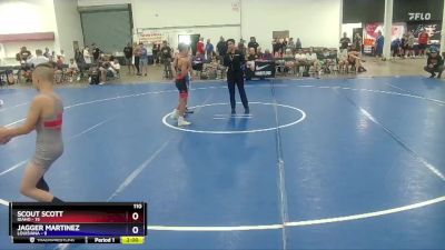 110 lbs Placement Matches (8 Team) - Scout Scott, Idaho vs Jagger Martinez, Louisiana