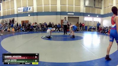 84 lbs Round 4 (10 Team) - Lucas Hayes, Roncalli Wrestling Foundation vs Gabriel Houston, Kokomo Wildkat Wrestling Club