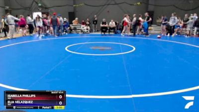 190 lbs Cons. Round 1 - Isabella Phillips, WA vs Elia Velazquez, WA