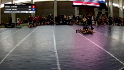80 lbs 3rd Place Match - Vayda Chavez, Nevada vs Faith Young, Utah
