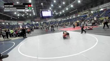 120 lbs 5th Place - Wyatt Eddy, Other Team vs Micah Bautista, Warrior WC