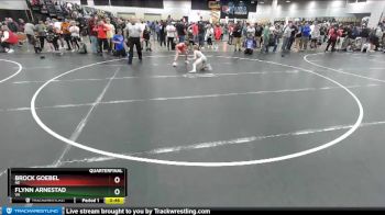 83 lbs Quarterfinal - Brock Goebel, NE vs Flynn Arnestad, VA