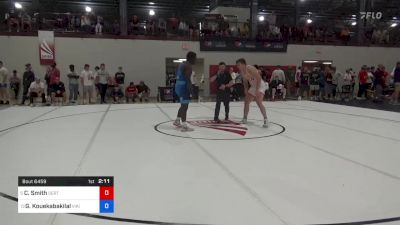 97 kg Quarterfinal - Christopher Smith, SERTC- Virginia Tech vs Garavous Kouekabakilaho, Viking Wrestling Club (IA)