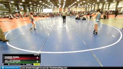 76 lbs Rd# 7- 10:45am Saturday Final Pool - Kellan Gavazzi, NCWAY National Team vs Xander Parra, VA Hammers