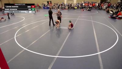 8U - L Cons. Round 2 - Dominic Owen, White Bear Lake Wrestling vs Veda Seckerson, Chatfield Wrestling