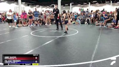 70 lbs Round 5 (6 Team) - Abby Guzzo, Buccaneers WC vs Milania Mehmeti, Cordoba Trained