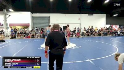 187 lbs Placement Matches (16 Team) - Daniel Jackson, Illinois vs Zayne Zeeuw, Michigan