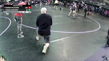 132 lbs Champ. Round 2 - Ramon Villalobs, Madison vs Logan Goepfert, Nebraska Boyz