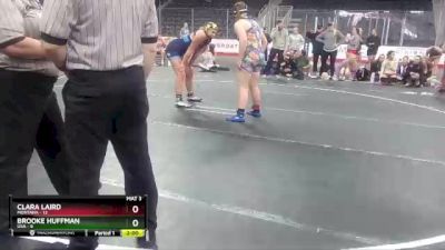 W 180 lbs Round 2 (4 Team) - Clara Laird, Montana vs Brooke Huffman, USA