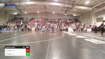 73 lbs Quarterfinal - Alexander Evans, HURRICANE WRESTLING ACADEMY vs Jake Potts, Wagoner Takedown Club