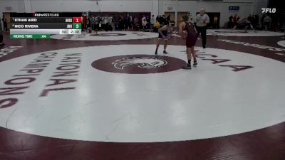 125 lbs Semifinal - Nico Rivera, Johnson & Wales vs Ethan Aird, Augsburg