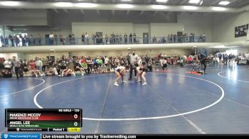 120 lbs Semifinal - Makenzi McCoy, Bruin Wrestling Club vs Angel Lee, Devils Gate Wrestling