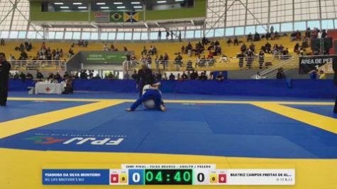 BEATRIZ CAMPOS FREITAS DE ALMEID vs YSADORA DA SILVA MONTEIRO 2026 FPJJ Circuito Paulista GI Etapa 3