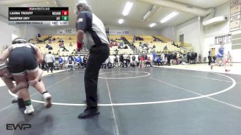 120 lbs Quarterfinal - Launa Troutt, Mcloud HS Girls vs Harper Dry, Jay High School