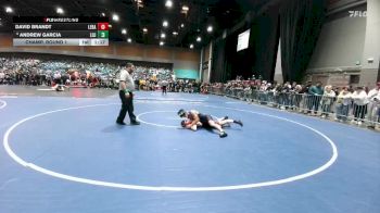 150 lbs Champ. Round 1 - David Brandt, Lebanon vs Andrew Garcia, Lincoln