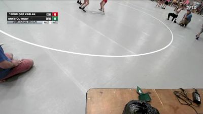 99-109 lbs 3rd Place Match - Penelope Kaplan, West Lafayette vs Brystol Wiley, Sebolt Women Wrestling Academy
