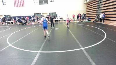 100 lbs Quarters - Colton Hamill, WI vs Carson Bruber, NE