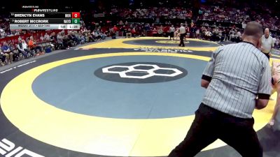 D3-190 lbs Semifinal - Robert McCrork, Waynedale vs Brencyn Evans, Monroeville