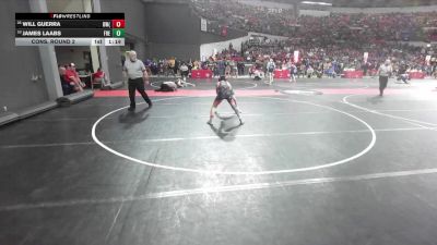 110 lbs Cons. Round 2 - James Laabs, Freedom vs Will Guerra, Demons WC (Burlington)