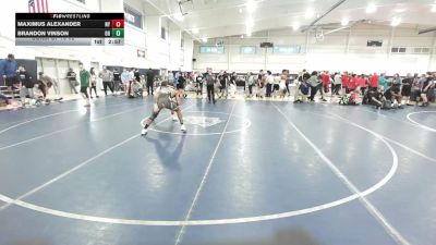 145 lbs Consi Of 16 #2 - Maximus Alexander, NY vs Brandon Vinson, OH