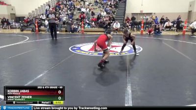 65 lbs Champ. Round 2 - Korbin Jabas, New Prague vs Vincent Zeiher, Amery Warrior`s