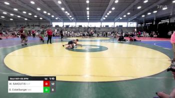 138 lbs Rr Rnd 2 - WILL SAKOUTIS, Elite NJ HSB Black vs Blake Eckelbarger, Team 922