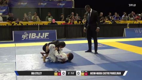 Mia Stilley vs Akemi-Maria Castro Pangelinan 2026 Pan Kids Jiu-Jitsu IBJJF Championship