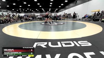 209 lbs Placement Matches (8 Team) - Wes Wolke, Untouchables vs Mason Chamberlain, Steller Trained