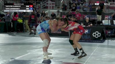 72 lbs Cons. Semis - Kaylynn Albrecht, USOPTC/ Titan Mercury Wrestling Club (TMWC) vs Joye Levendusky, Titan Mercury Wrestling Club (TMWC)