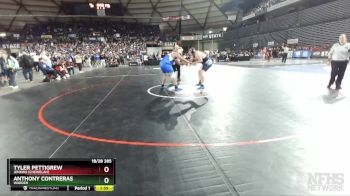 1B/2B 285 Semifinal - Tyler Pettigrew, Jenkins (Chewelah) vs Anthony Contreras, Warden