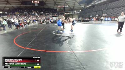 1B/2B 285 Semifinal - Tyler Pettigrew, Jenkins (Chewelah) vs Anthony Contreras, Warden