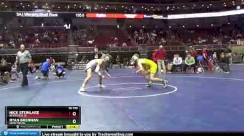 1A-145 lbs 7th Place Match - Ryan Brennan, Emmetsburg vs Nick Steinlage, Interstate 35